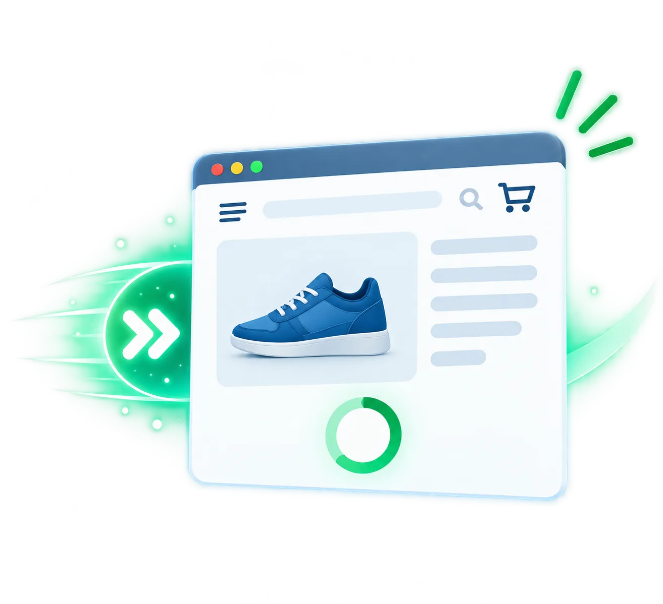 Schneller und optimierter Onlineshop